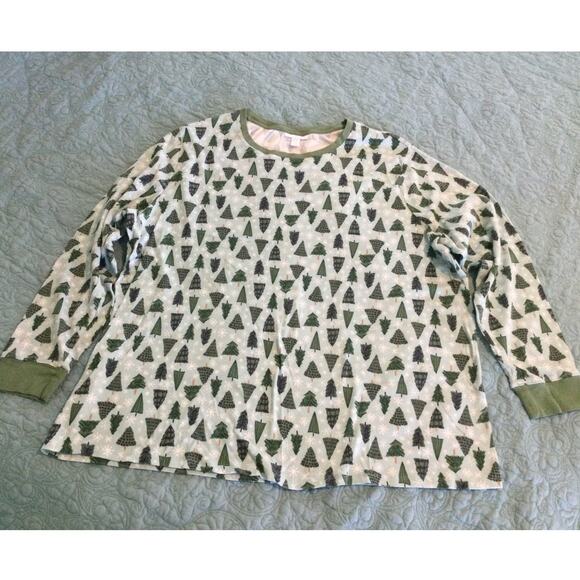 Lauren Conrad Christmas Tree Pajama Set 2XB - Picture 5 of 10